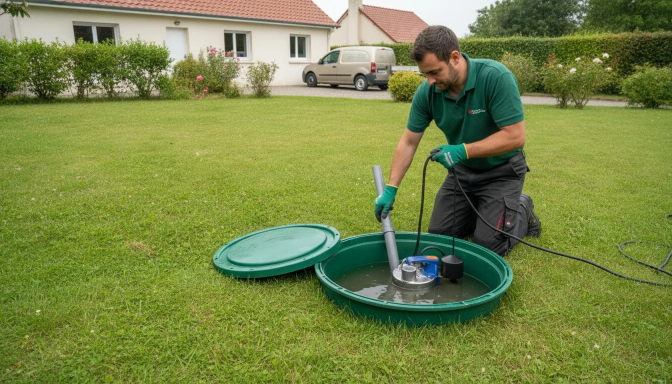 Dépannage pompe de relevage Camaret-sur-Mer – méthode / geste technique